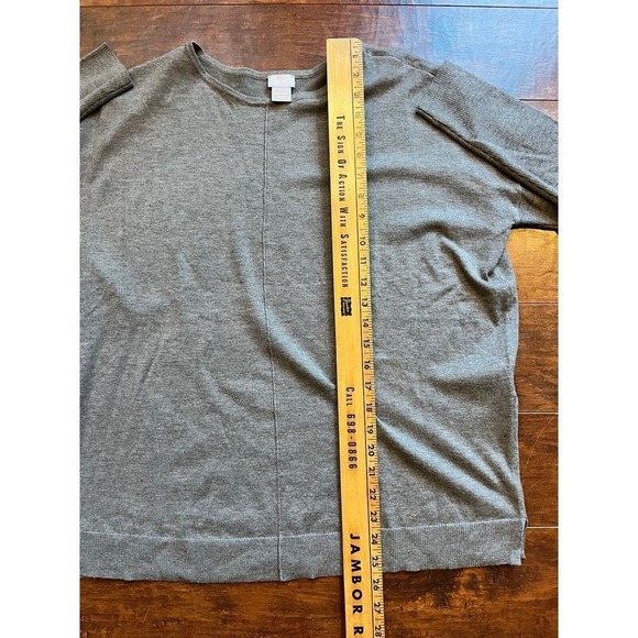 Chicos Cashere Blend Long Sleeve Pull Over Crew Neck Soft Cozy Simple Sweater M - Picture 4 of 6